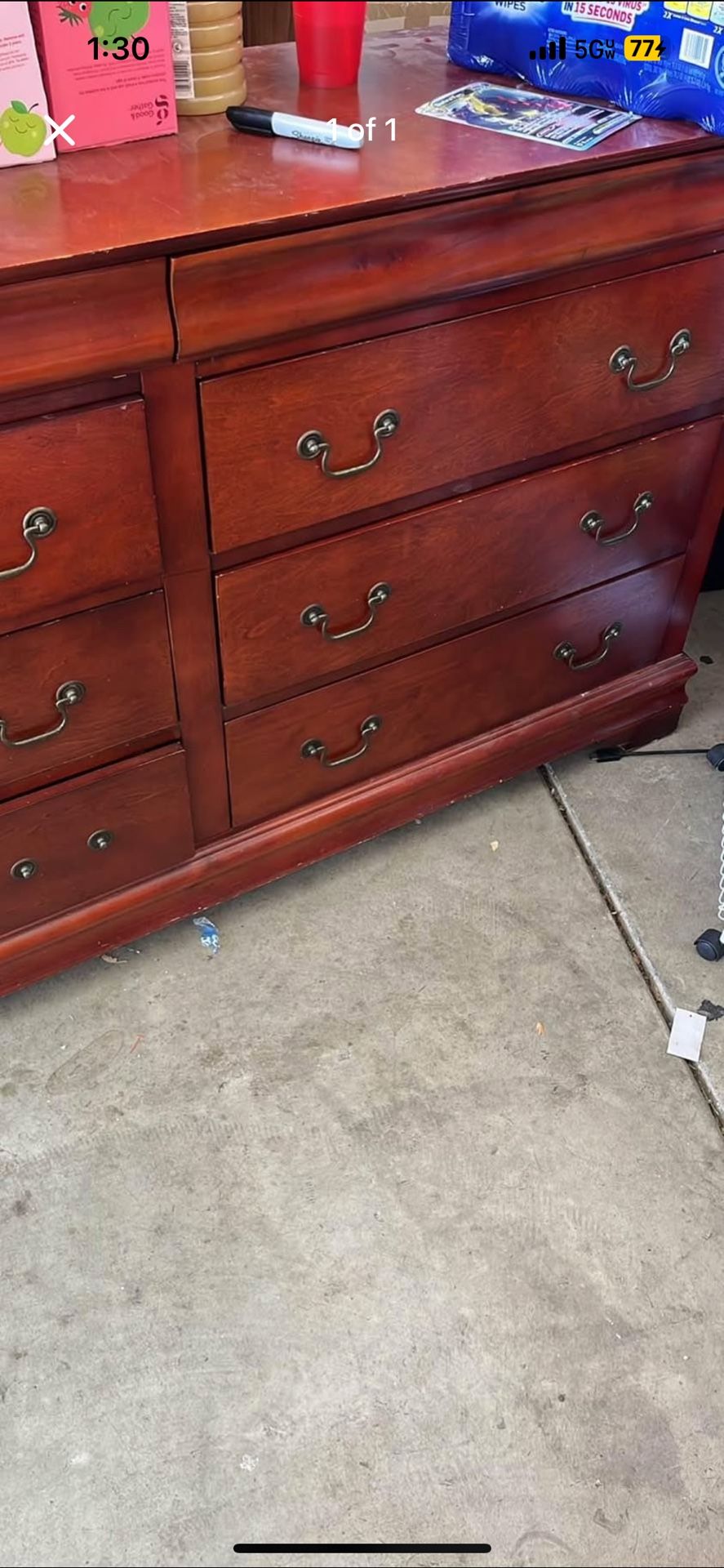 6 Drawer Dresser With Mirror