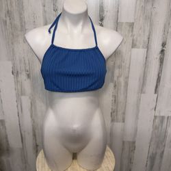 Blue Crop Top