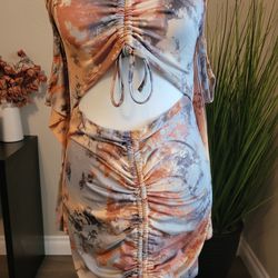 Womens Cutout Dress