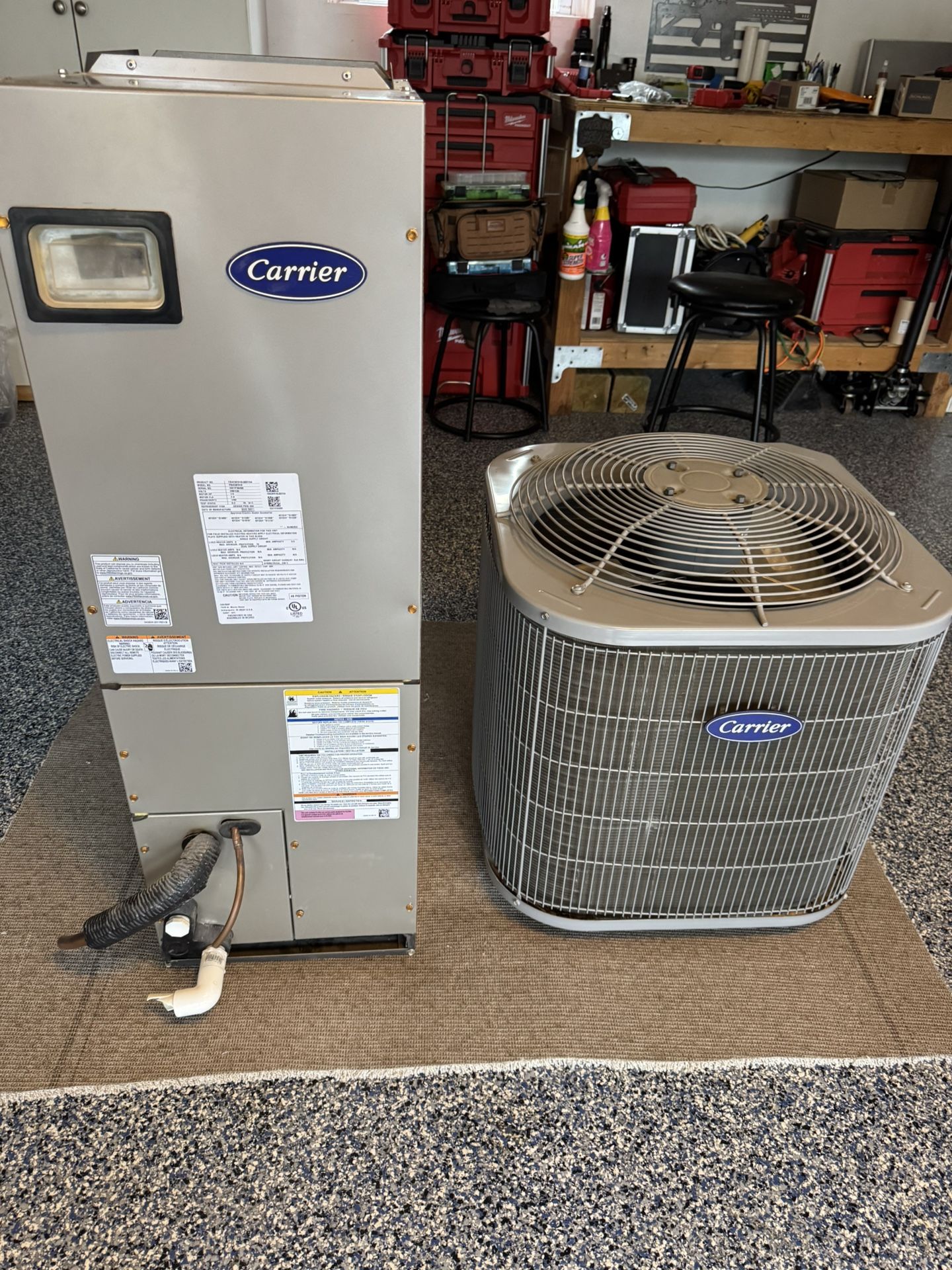 2021 Carrier Furnace And Condenser