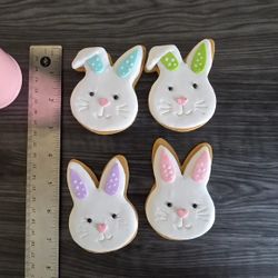 Easter Bunny Clay Decor Cookies 