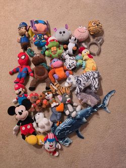 Toys Plushies Stuffed sell all them together like a set NOT separate all $ 10 .