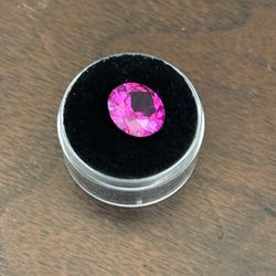 Sapphire And Ruby For Mounting Engagement Promise Wedding Ring Valentine’s Day Gift For Hert