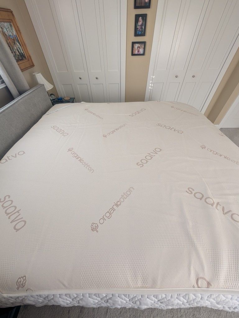 Saatva King Latex Mattress Topper
