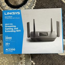 Linksys - MAXSTREAM AC2200 (MR8300) Tri-band Mesh WiFi Router 
