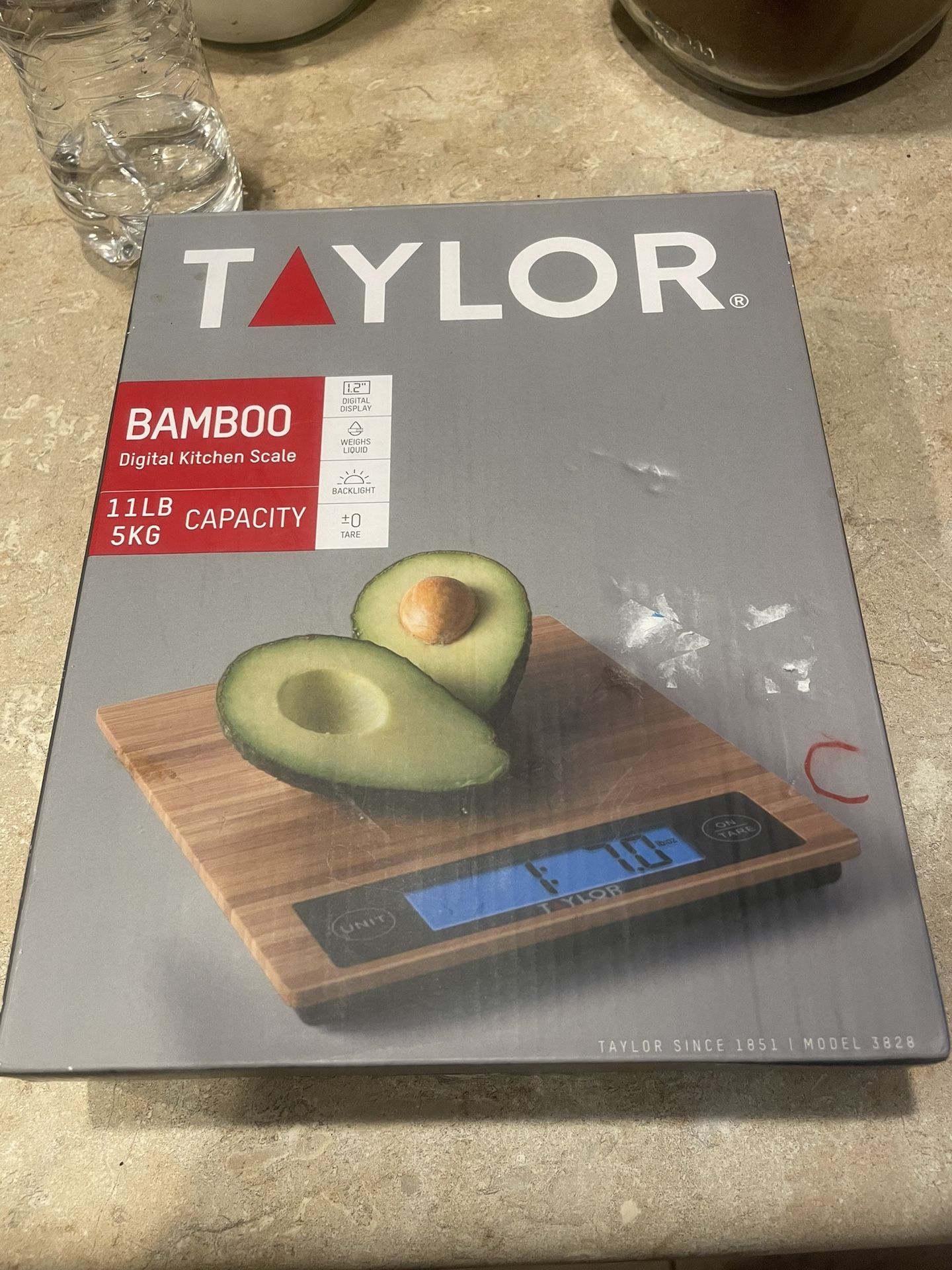 Taylor Bamboo Kitchen Scale