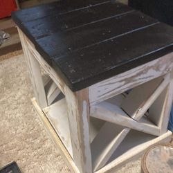 Farmhouse, Style, Vintage, End, Tables