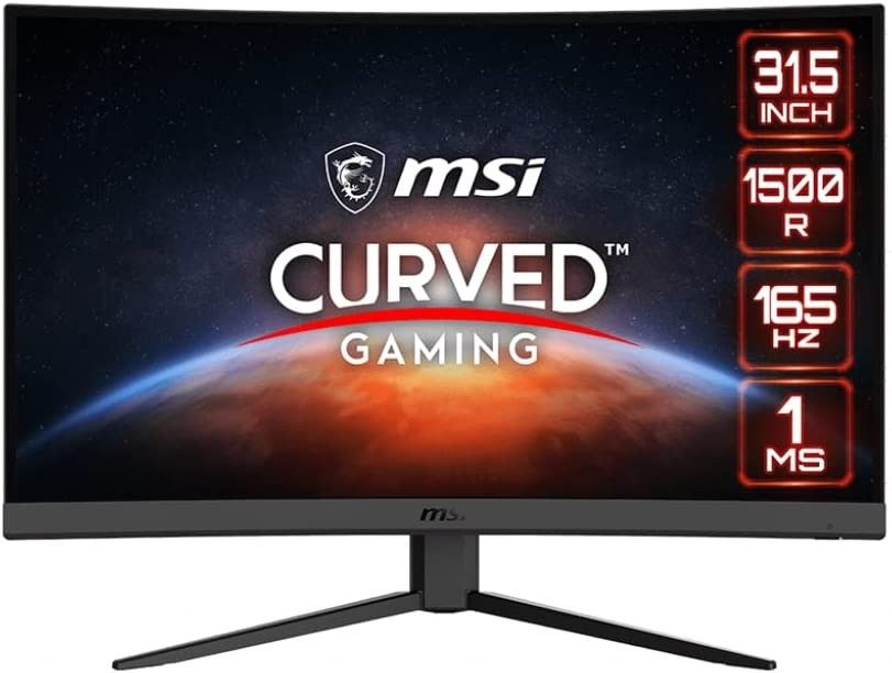 Price Firm. MSI 32" G32C4W 1920x1080 1500R Non-Glare Super Narrow Bezel 1ms 165Hz Tilt FreeSync GSync Curved Gaming Monitor.