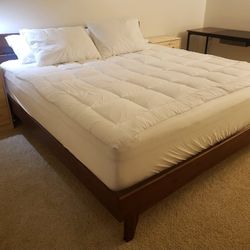 HESSTUN eurotop mattress  King medium firm/white