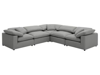 Raleigh Grey  5-piece Modular Cloud Sectional