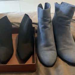New Ladies Boots.. Black Boots Size 6.5  Or  Blue Boots  Size 7 .. $20 Each 