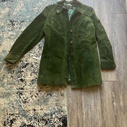 Vintage Beveled-Or Suede Jacket