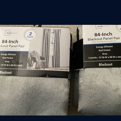 4 Sets Of Curtains 25$ Brand New