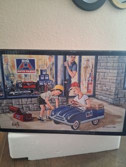 1948 custom stake truck pedal car bank