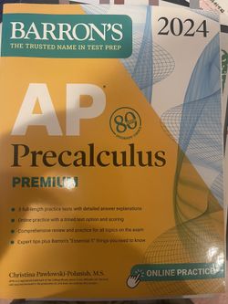 AP Pre calc Test Prep Book