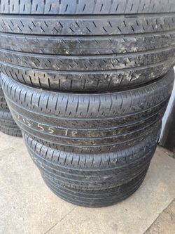 Set tires 235 55 18 good conditions