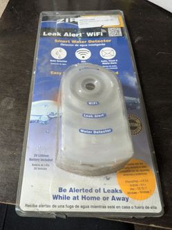Leak alert with wifi