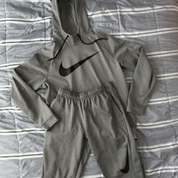 Nike Dri-Fit Full Sweats Set (Pullover Hoodie Size L and Jogger Sweatpants Size M)