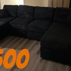 Sectional Couch Double Chase