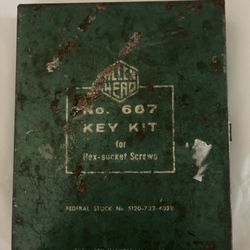 Allen Head No. 667 Key Kit.
