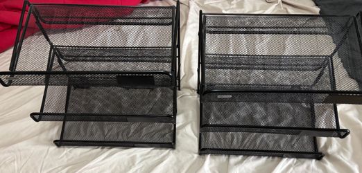 Rolodex Metal Mesh Shelves 2 count