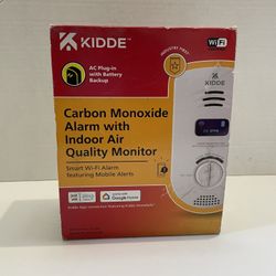 Kidde Smart Carbon Monoxide Detector & Indoor Air Quality Monitor
