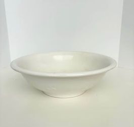 Antique 14" W.S. George White Wash Basin Bowl