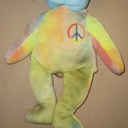"Peace" Beanie Baby 1996 Original Error On Tag