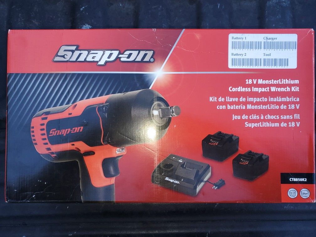 OBO Snap on 1 2 Impact Wrench CT8850K2 for Sale in Tumwater WA OfferUp
