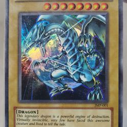 BLUE EYES WHITE DRAGON YUGIOH CARD