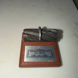 Authentic San Francisco car cable