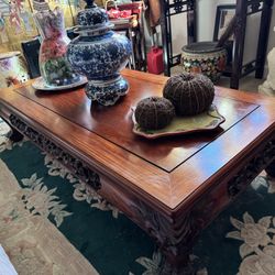 Carved Chinese Table