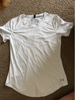 White Under Armor shirt NEW Small