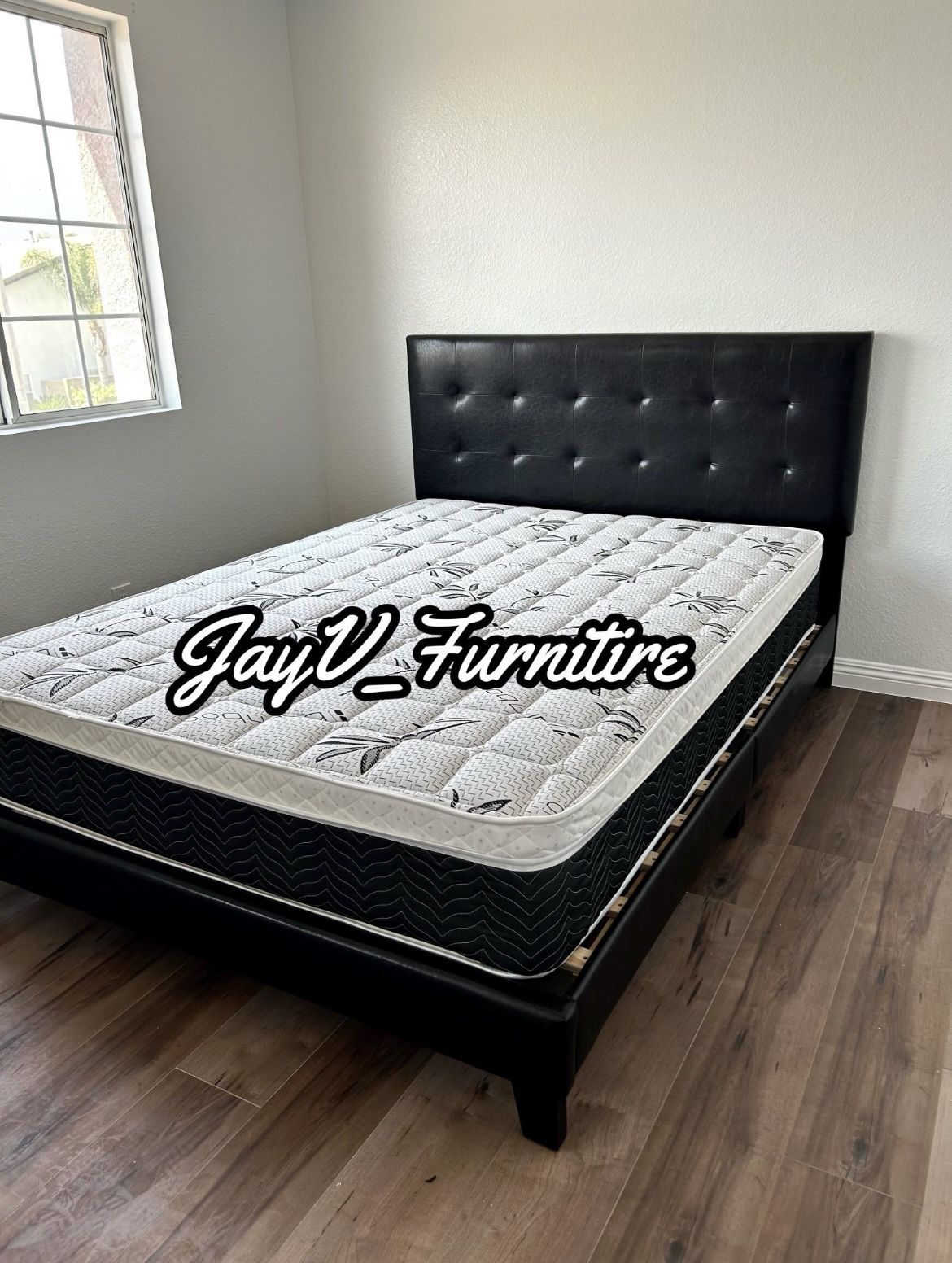 New Queen Bed Frame With Mattress 