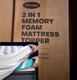 Brand New 5 Inch Mega Support Memory Foam King Mattress Topper