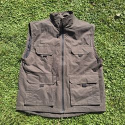 Vest, Men's, Large, See 2 Pics, New, 10" Deep Pocket In Back