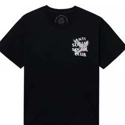 Anti-social social club appreciate life tshirt size xxl in black