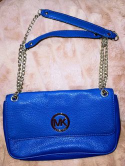 Michael Kors Blue Purse Bag