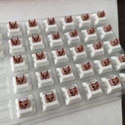 Slient brown keyboard switch 32pcs