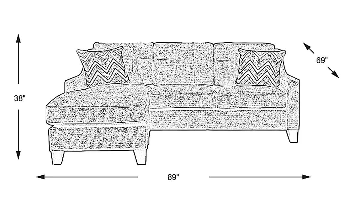 Madison Place Chaise Sofa