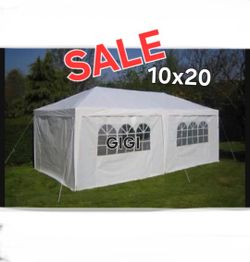 Canopy Party Tent 10x20,6 Removable Sidewalls Include, Carpa For Sale