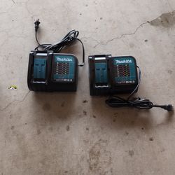 Makita 18V Chargers $10 Each 