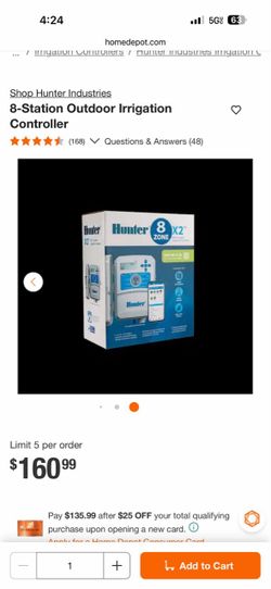 Hunter 8-Zone X2 Outdoor Irrigation Controller