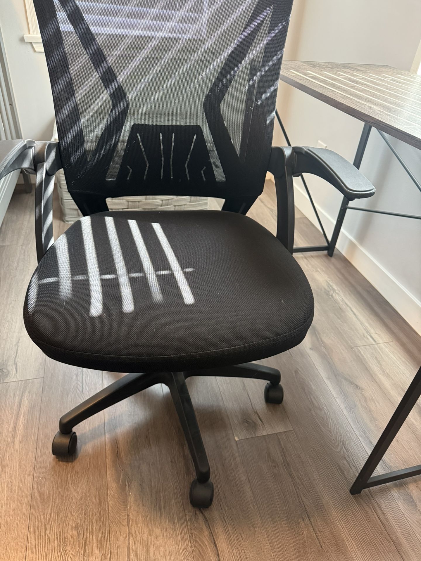 Office Chair And Foldable Table/desk