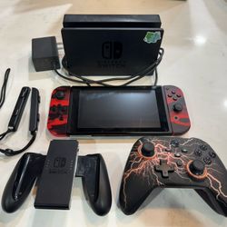 Nintendo Switch With Accessories 
