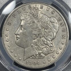 1904 S Morgan Silver Dollar $1 Rare Key Date Coin