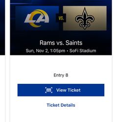 Rams Vs. Saints 