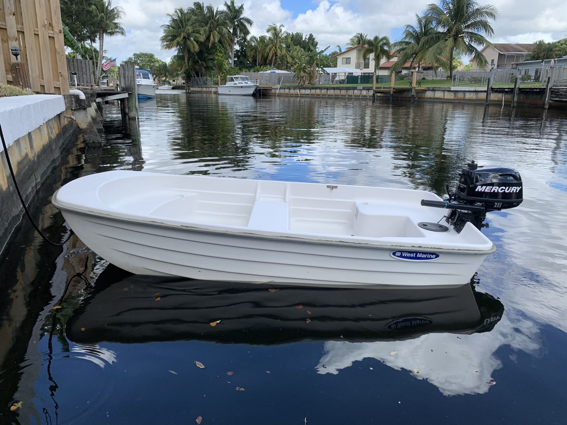 West Marine WaterTender 9.4 Dinghy with Mercury motor for Sale in Fort