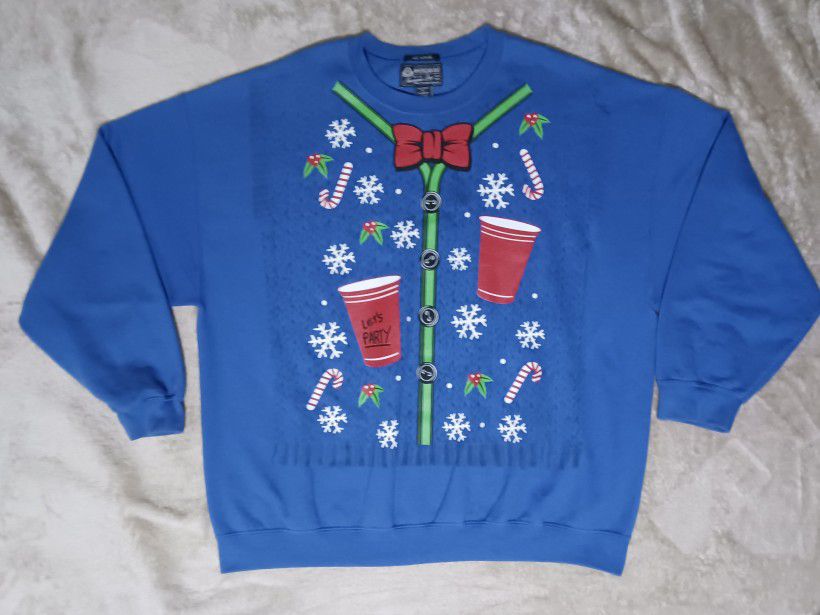 American Rag Ugly Sweater Christmas X-Mas Party Crewneck Sz xxl 