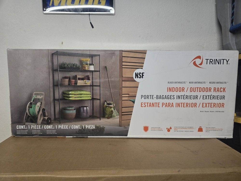 Indoor/outdoor Storage Rack NEW